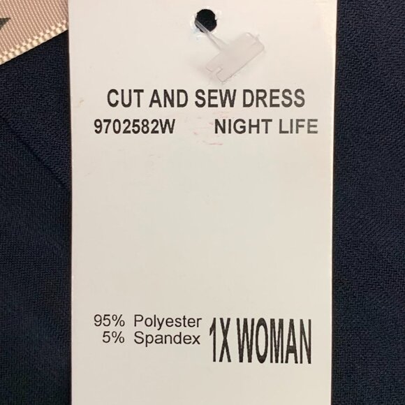 Philosophy Women's Cut and Sew Button Up Long Sleeve Midi Dress Size 1X NWT - Picture 8 of 15